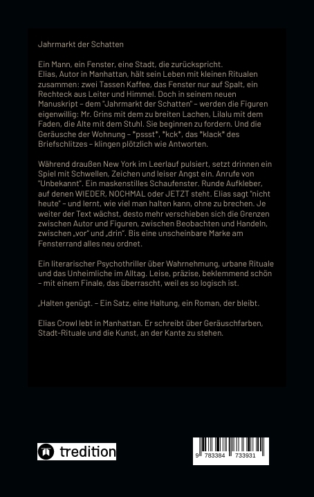 Weitere Ansicht: Jahrmarkt der Schatten | Elias Crowl