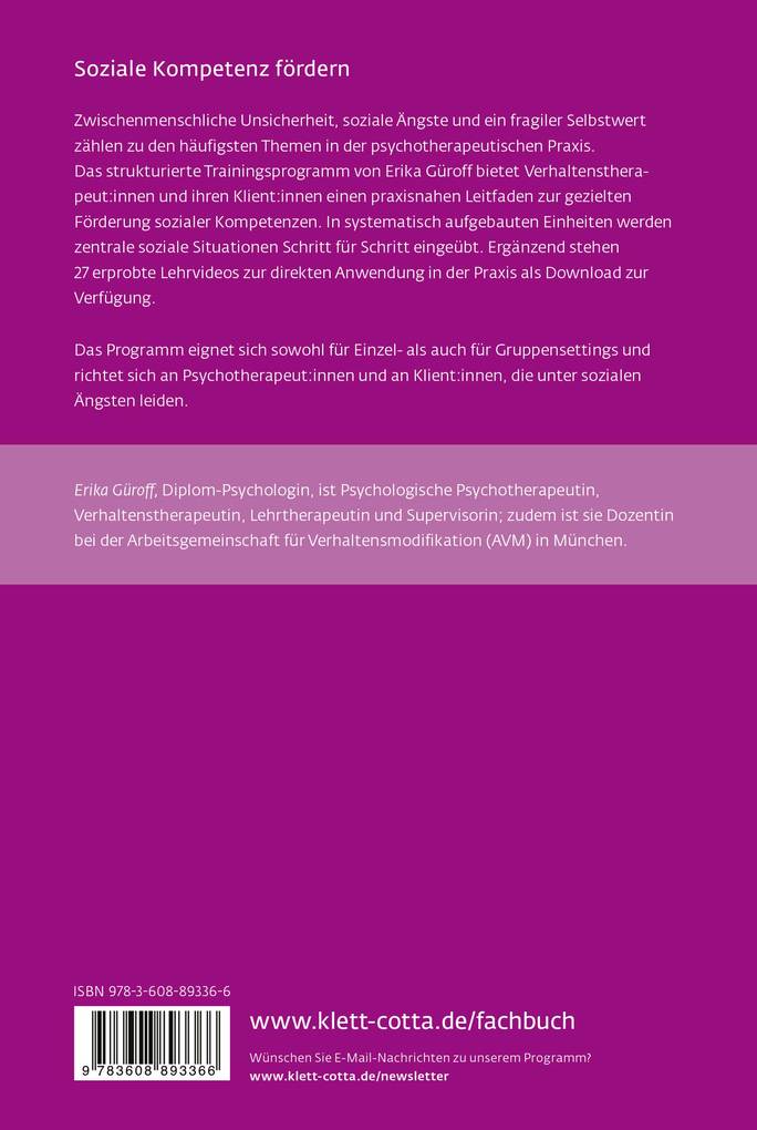 Weitere Ansicht: Selbstsicherheit und soziale Kompetenz (Leben Lernen, Bd. 358) | Erika Güroff