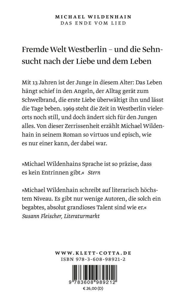Weitere Ansicht: Das Ende vom Lied | Michael Wildenhain
