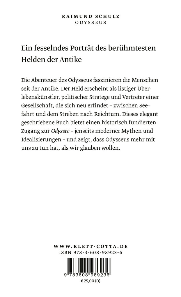 Weitere Ansicht: Odysseus | Raimund Schulz