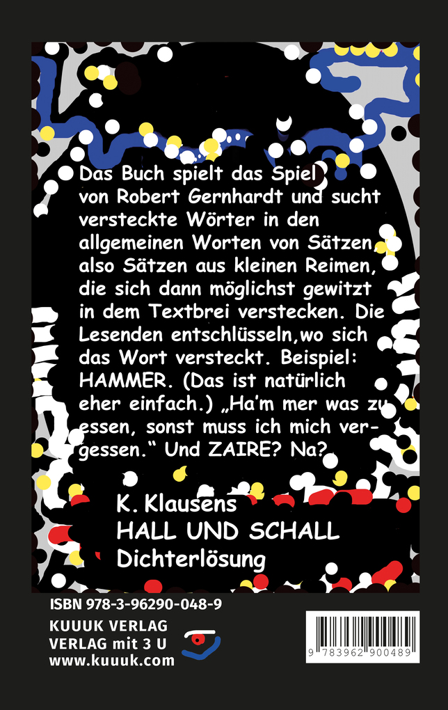 Weitere Ansicht: Hall und Schall Dichterlösung | K. Klausens