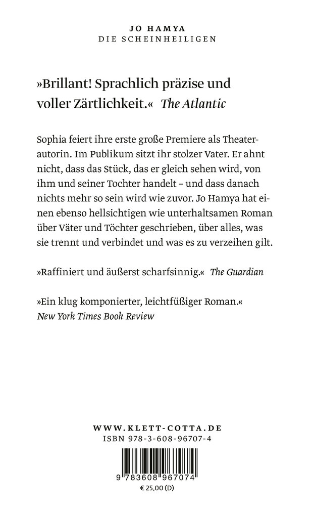 Weitere Ansicht: Die Scheinheiligen | Jo Hamya