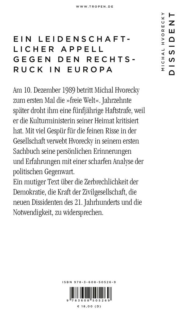 Weitere Ansicht: Dissident | Michal Hvorecky