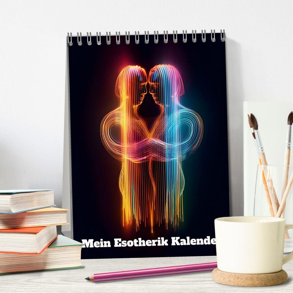 Weitere Ansicht: Mein Esoterik Kalender (Tischkalender 2026 DIN A5 hoch), CALVENDO Monatskalender | (c)2025 by insideportugal, Calvendo, (C) By Insideportugal