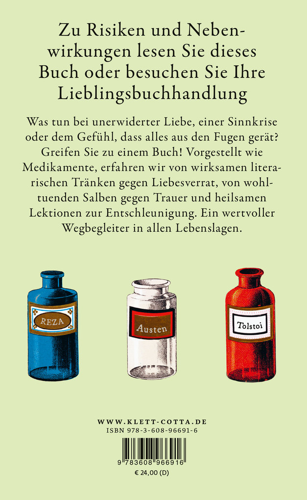 Weitere Ansicht: Die literarische Hausapotheke | Stefan Bollmann