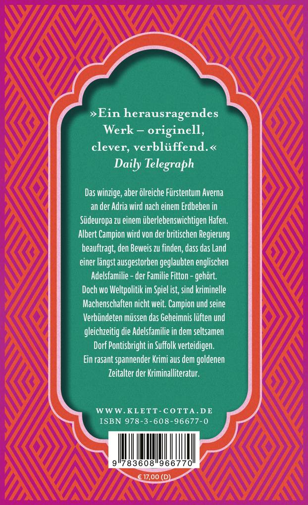 Weitere Ansicht: Campion. Der stille Feind | Margery Allingham