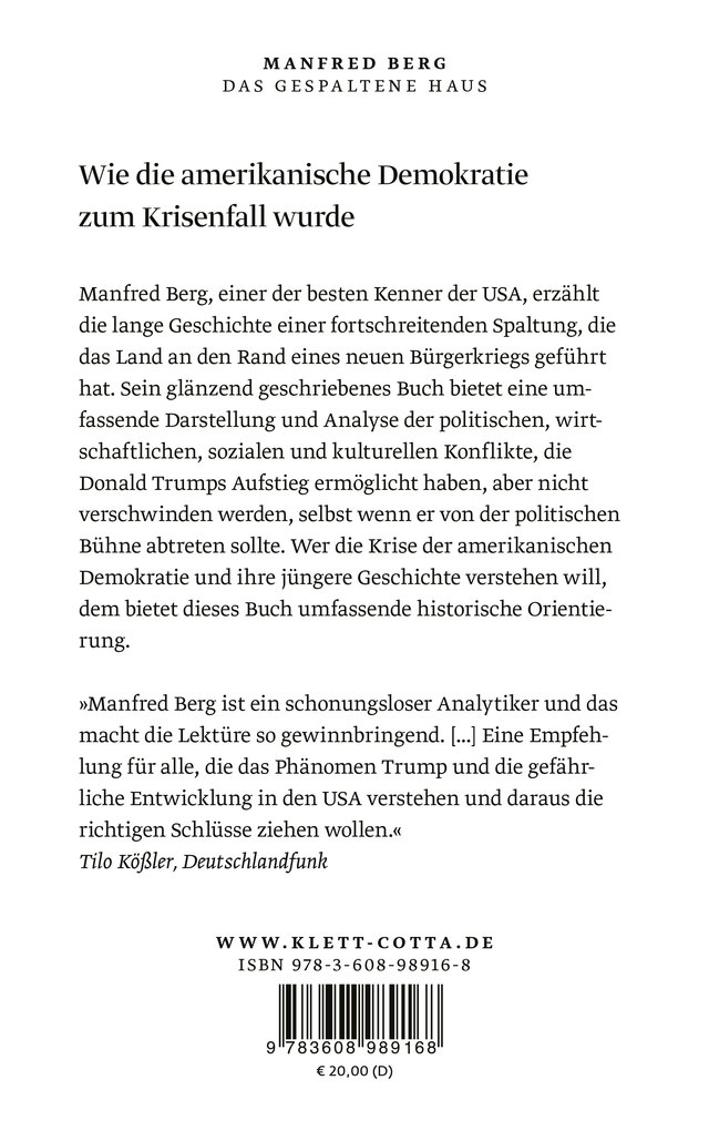 Weitere Ansicht: Das gespaltene Haus | Manfred Berg