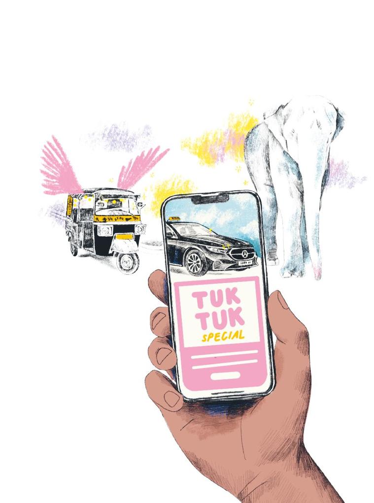 Weitere Ansicht: Der Rikscha-Fahrer, der dir das Glück zeigt | Biyon Kattilathu