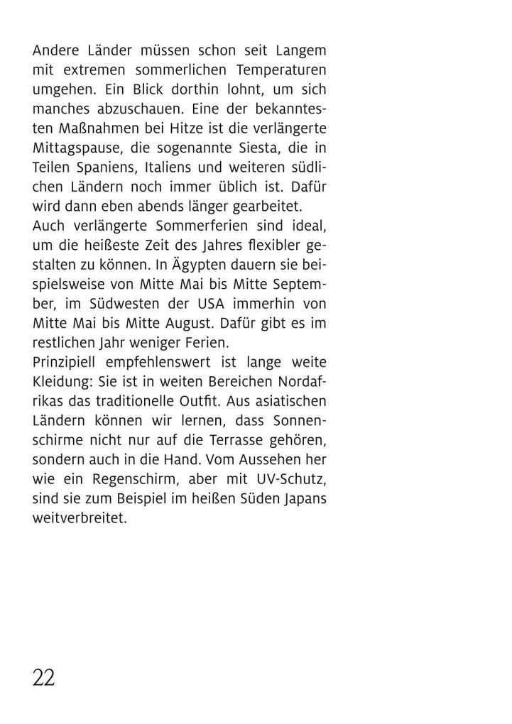 Weitere Ansicht: 1-Minuten-Strategie Hitze | Sebastian Karl