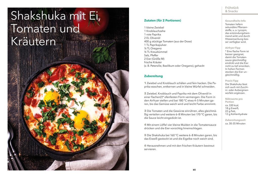 Weitere Ansicht: Airfryer Balance - Genussvoll essen trotz Diabetes | Agnieszka Peralta Martin, Peter Heilmeyer