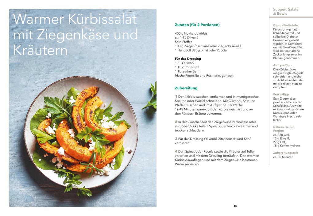 Weitere Ansicht: Airfryer Balance - Genussvoll essen trotz Diabetes | Agnieszka Peralta Martin, Peter Heilmeyer