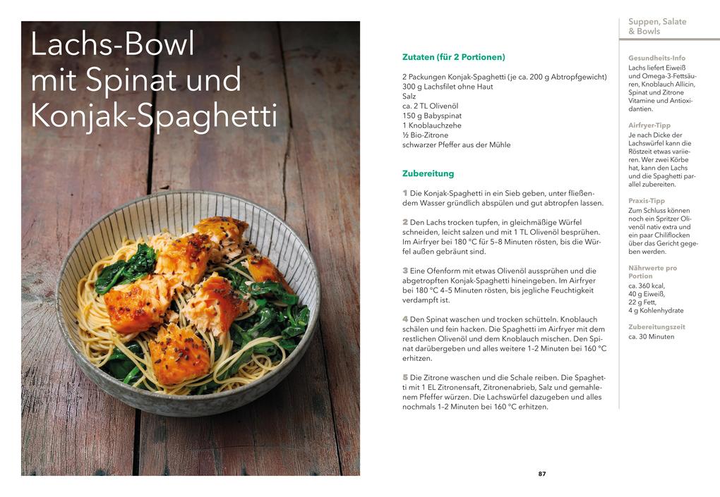 Weitere Ansicht: Airfryer Balance - Genussvoll essen trotz Diabetes | Agnieszka Peralta Martin, Peter Heilmeyer