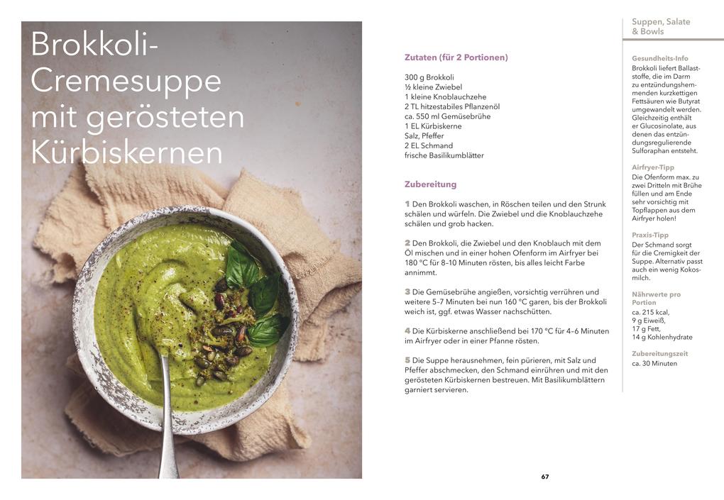 Weitere Ansicht: Airfryer Balance - Essen gegen chronische Entzündungen | Agnieszka Peralta Martin, Peter Heilmeyer