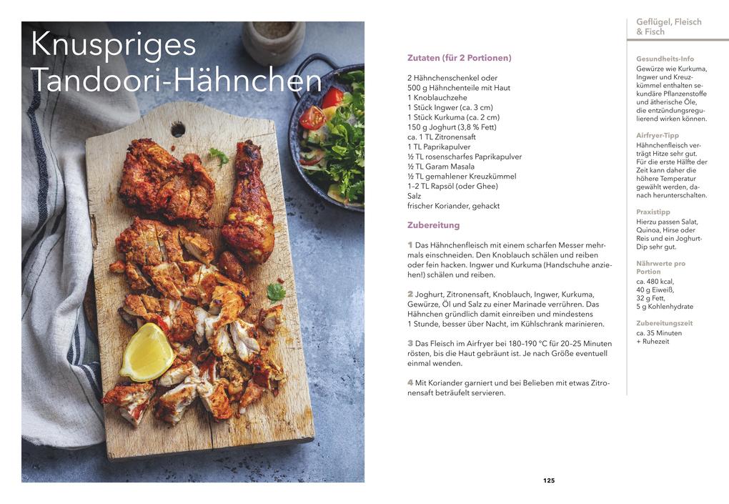 Weitere Ansicht: Airfryer Balance - Essen gegen chronische Entzündungen | Agnieszka Peralta Martin, Peter Heilmeyer