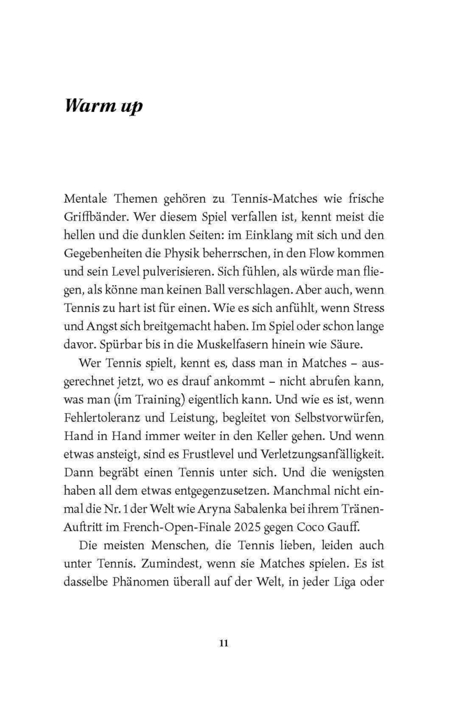 Weitere Ansicht: Tennis ist Kopfsache | Christian Spreckels