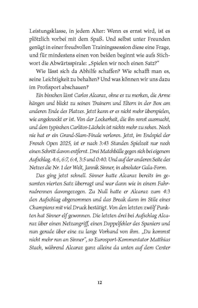 Weitere Ansicht: Tennis ist Kopfsache | Christian Spreckels