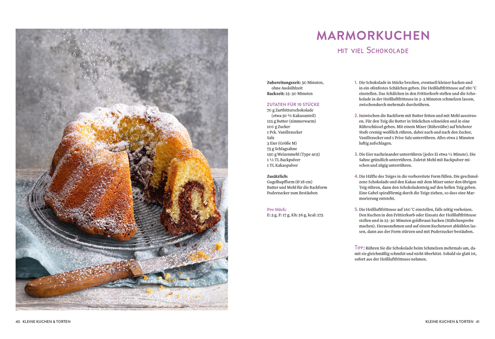 Weitere Ansicht: Heißluftfritteuse backen | Oetker Verlag