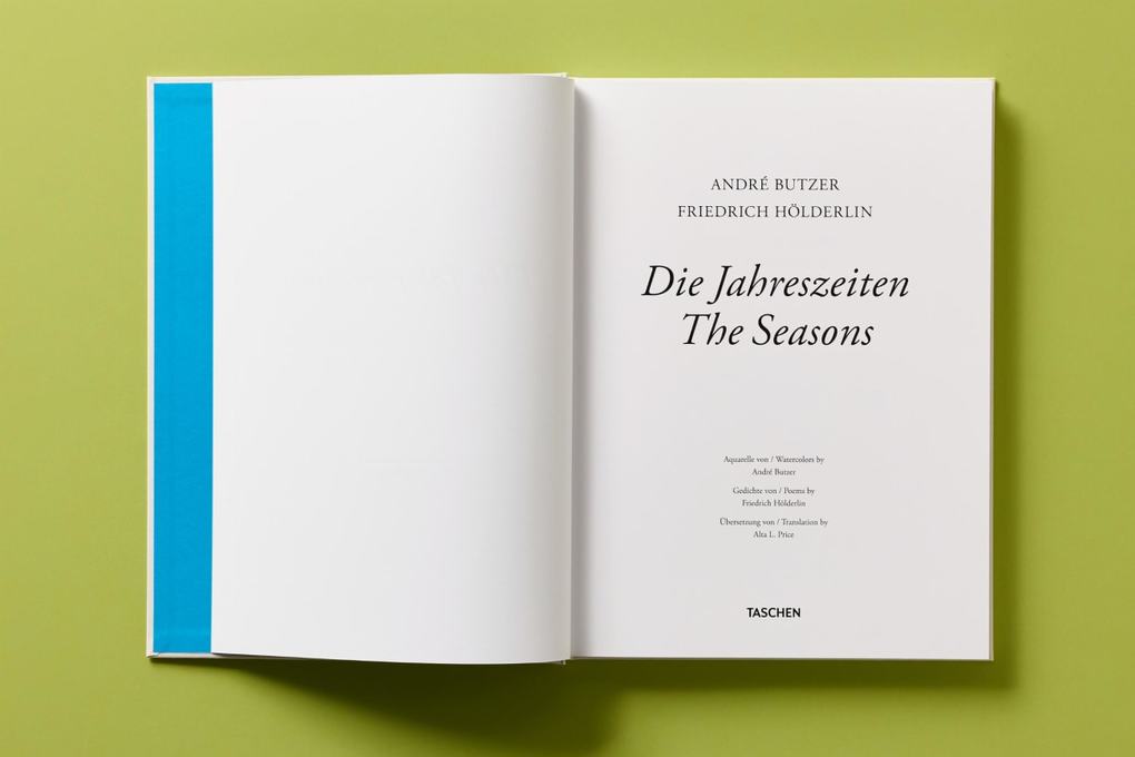 Weitere Ansicht: André Butzer. Friedrich Hölderlin. Die Jahreszeiten / The Seasons | Friedrich Hölderlin