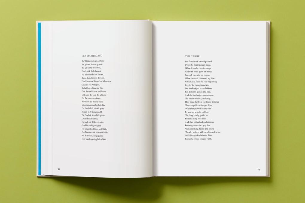 Weitere Ansicht: André Butzer. Friedrich Hölderlin. Die Jahreszeiten / The Seasons | Friedrich Hölderlin