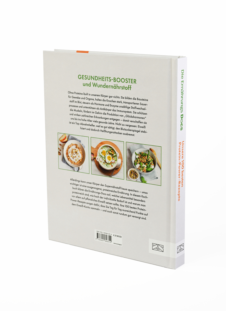 Weitere Ansicht: Die Ernährungs-Docs - Unsere 100 besten Protein-Power-Rezepte | Matthias Riedl, Jörn Klasen, Viola Andresen, Silja Schäfer