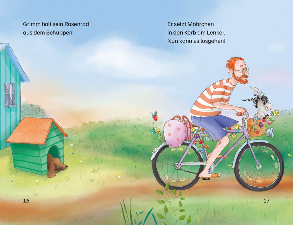 Weitere Ansicht: Grimm und Möhrchen machen das Seepferdchen | Stephanie Schneider