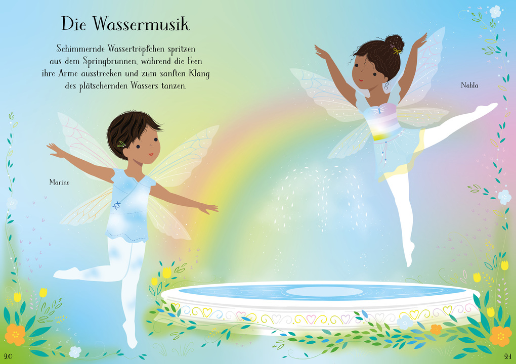 Weitere Ansicht: Mein erstes Anziehpuppen-Stickerbuch: Flora, die kleine Feen-Ballerina | Fiona Watt