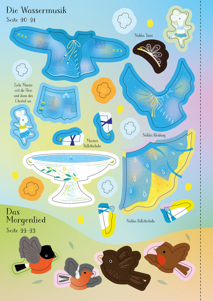 Weitere Ansicht: Mein erstes Anziehpuppen-Stickerbuch: Flora, die kleine Feen-Ballerina | Fiona Watt