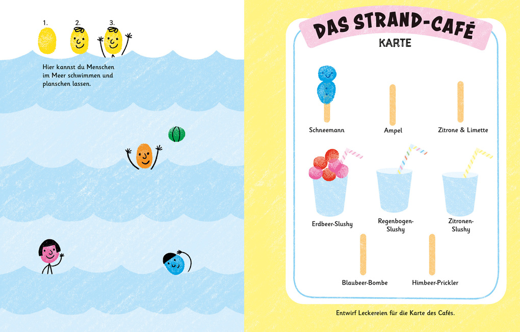 Weitere Ansicht: Fingerstempeln: Sommer | Fiona Watt