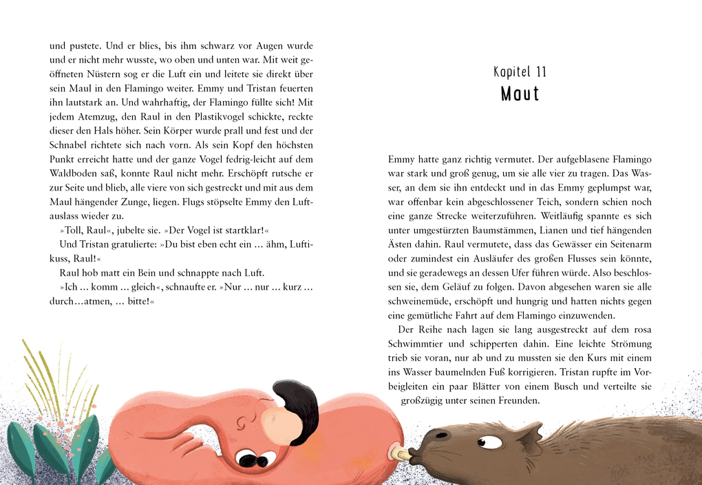 Weitere Ansicht: Drei Wasserschweine tauchen ab | Matthäus Bär