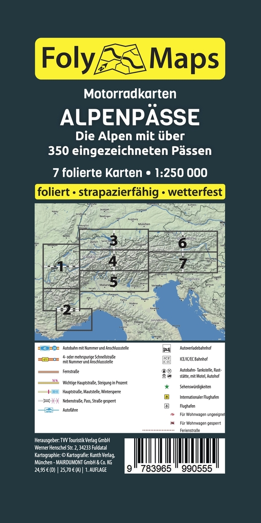 Weitere Ansicht: FolyMaps-Set Alpenpässe SPEZIAL