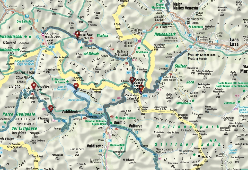 Weitere Ansicht: FolyMaps-Set Alpenpässe SPEZIAL