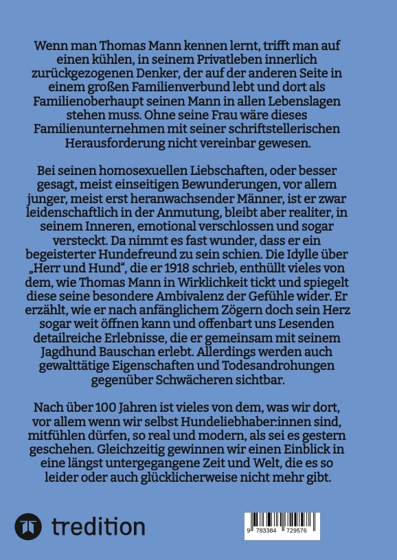 Weitere Ansicht: Thomas Mann und sein Hund | Christoph T. M. Krause