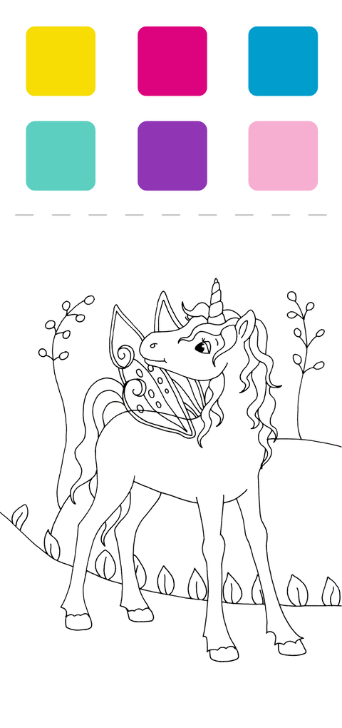 Weitere Ansicht: Mini-Malblock - Mein Einhorn-Malblock zum Schulstart
