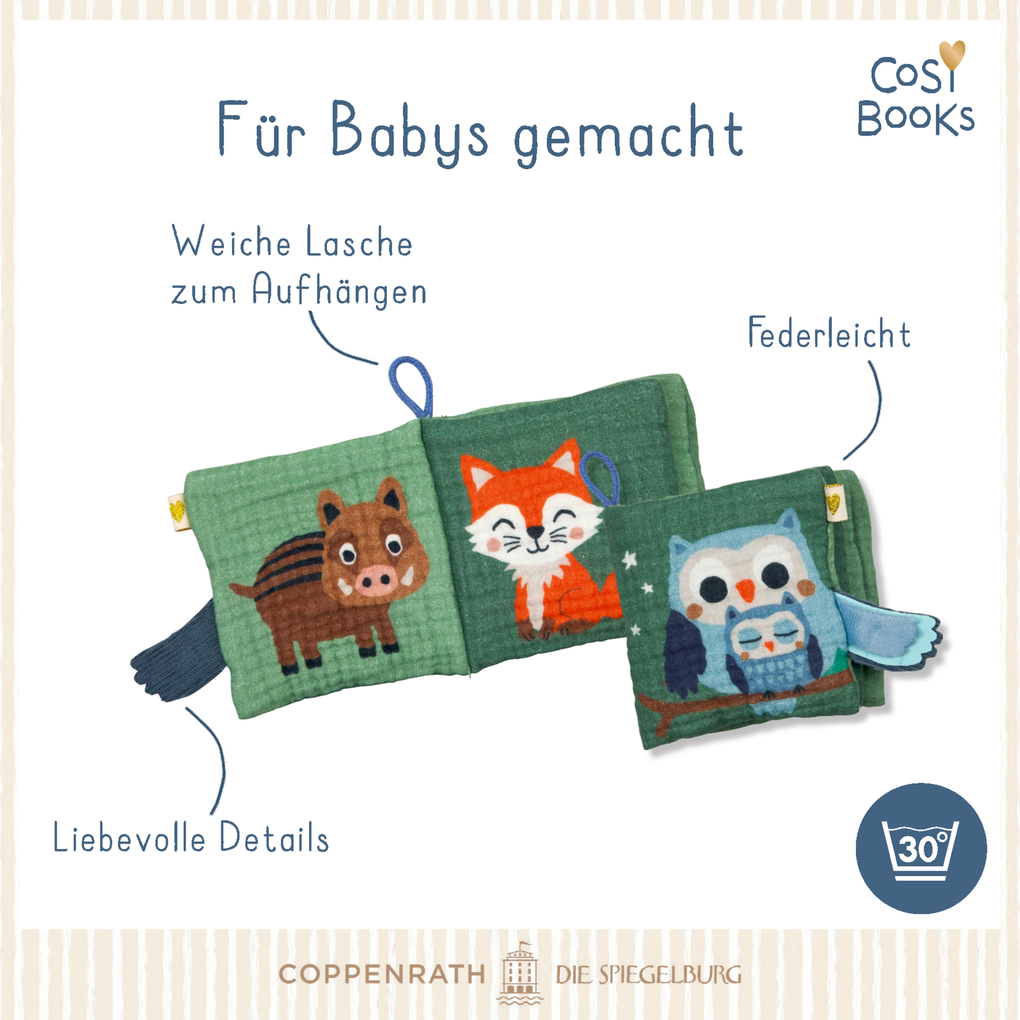 Weitere Ansicht: CosyBooks: Babys Laschenbuch Wald