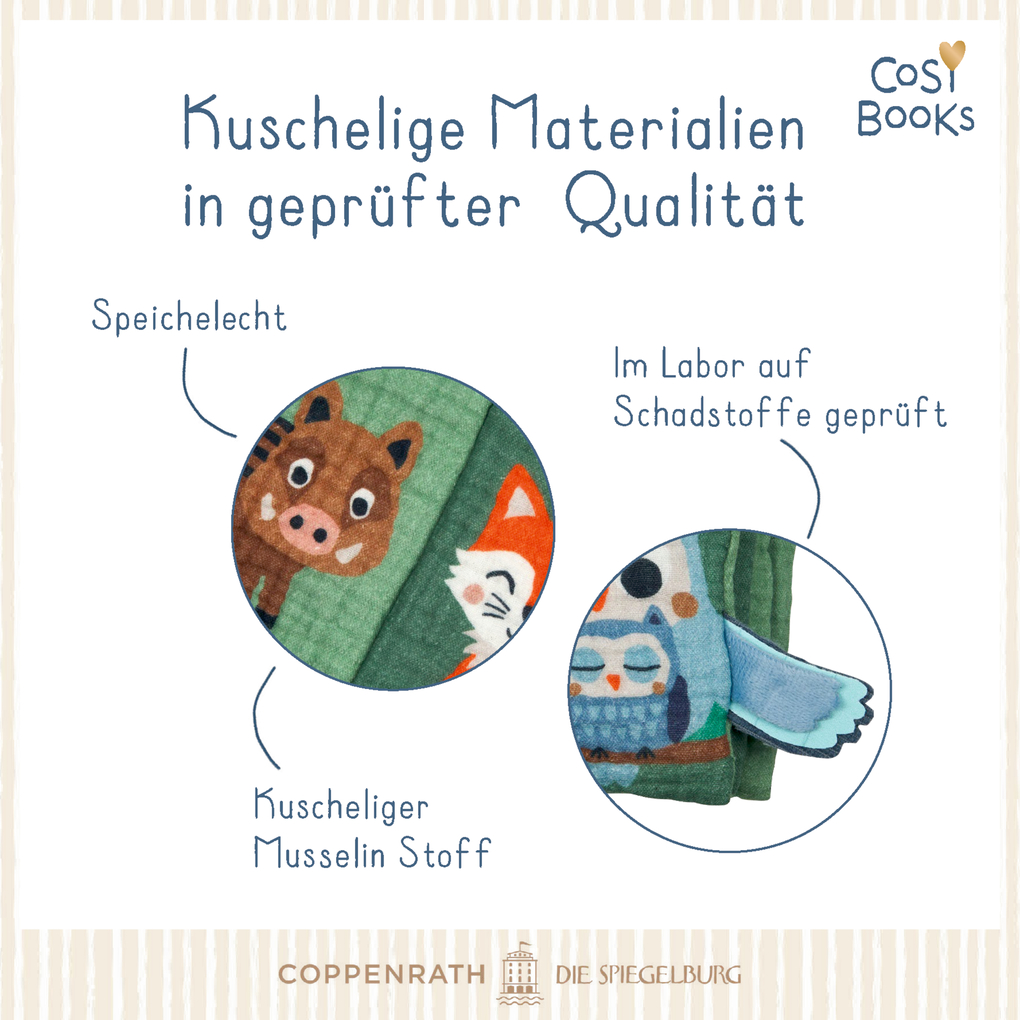 Weitere Ansicht: CosyBooks: Babys Laschenbuch Wald