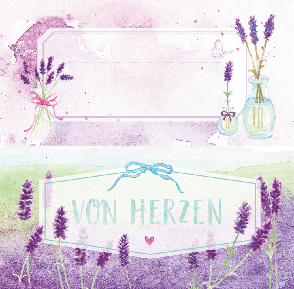 Weitere Ansicht: Küchenetiketten - Lavendel