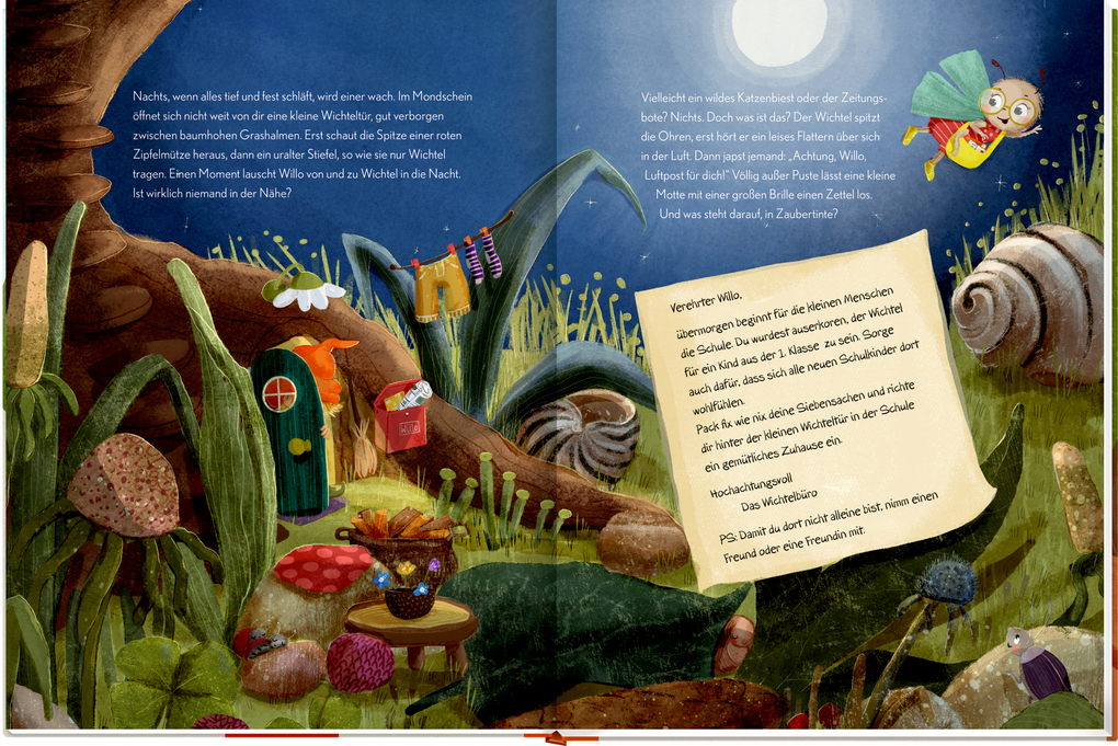 Weitere Ansicht: Wichtelpost zum Schulanfang | Annette Langen