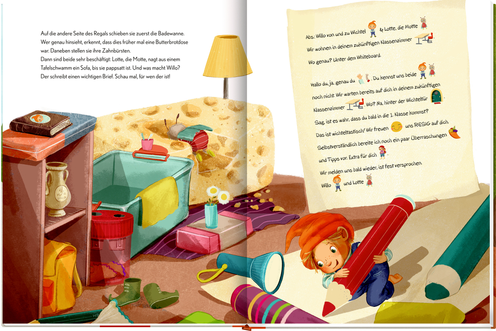 Weitere Ansicht: Wichtelpost zum Schulanfang | Annette Langen