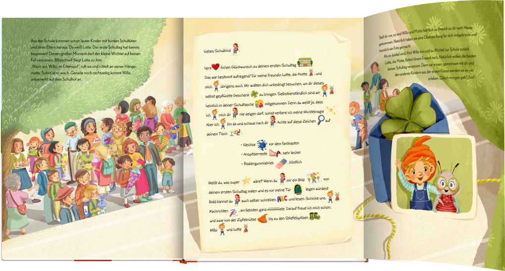 Weitere Ansicht: Wichtelpost zum Schulanfang | Annette Langen