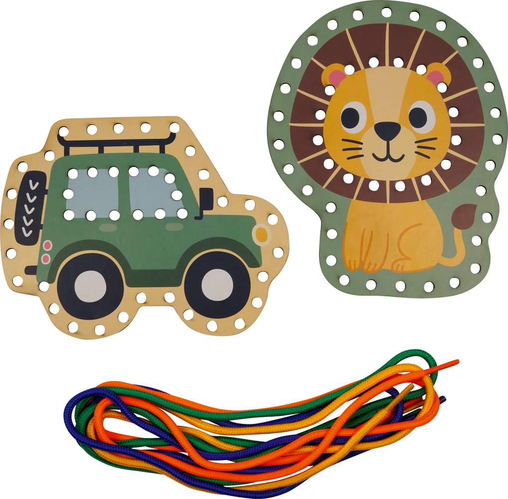 Weitere Ansicht: Mein kleines Bastelset: Fädel-Karten