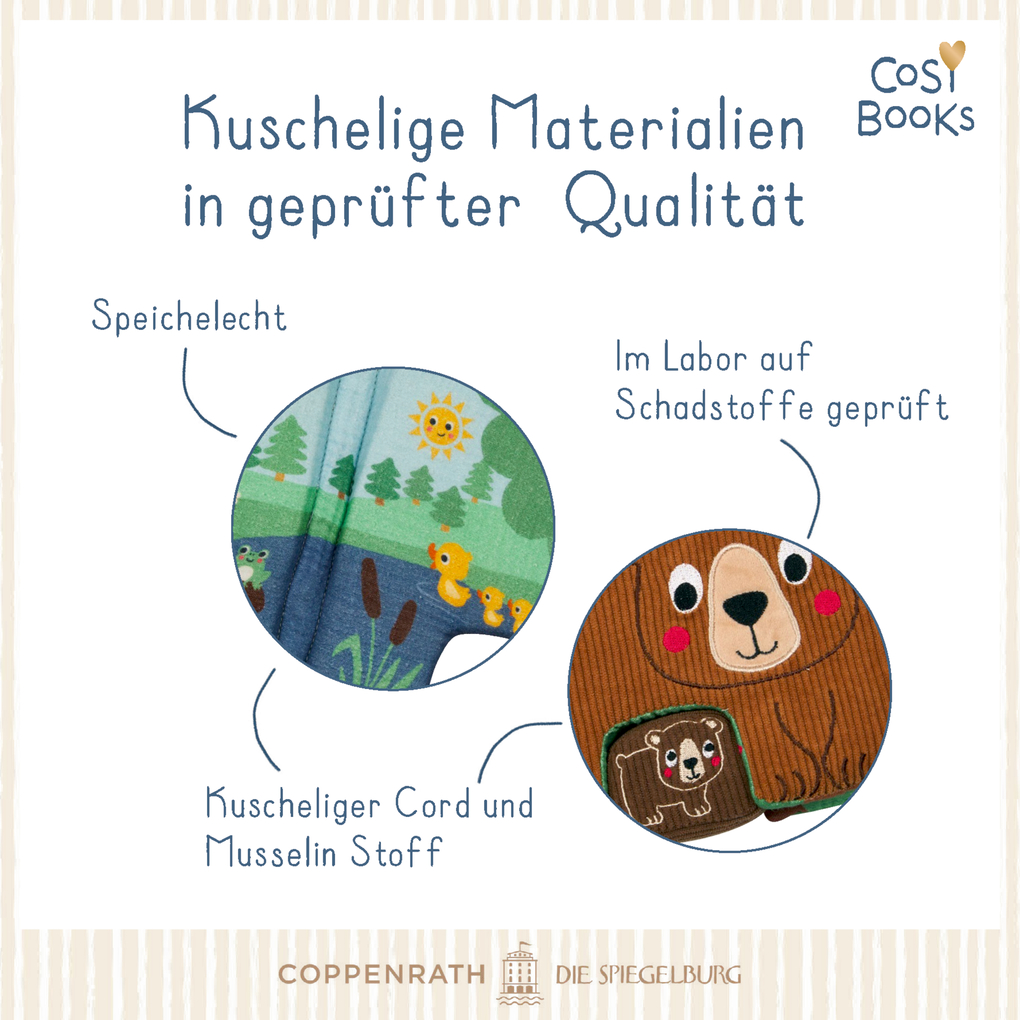 Weitere Ansicht: CosyBooks: Babys Spielbuch Kleiner Bär