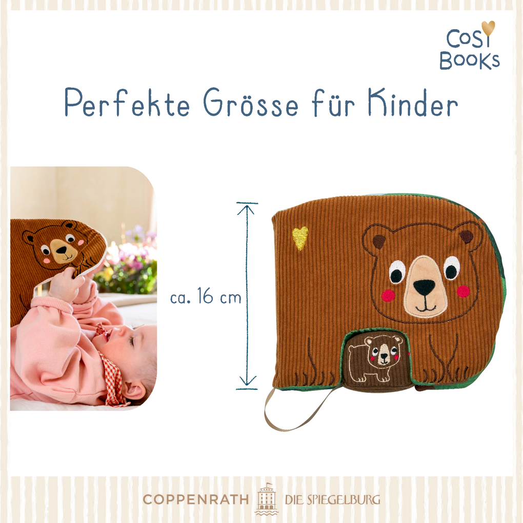 Weitere Ansicht: CosyBooks: Babys Spielbuch Kleiner Bär