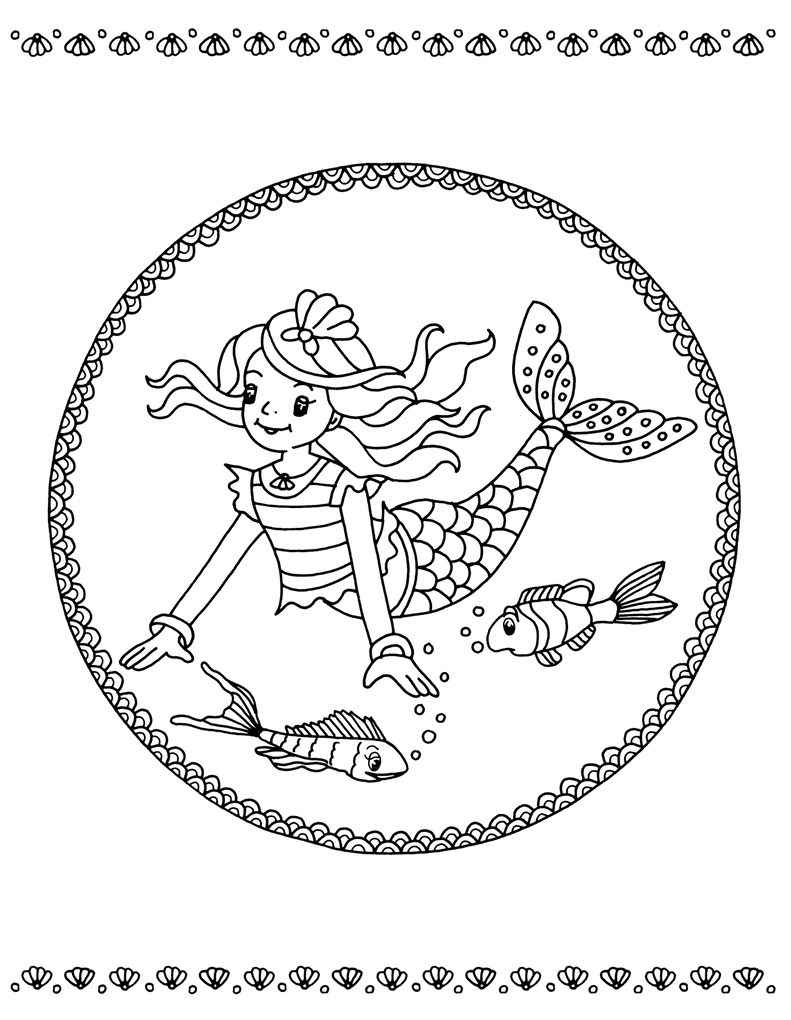 Weitere Ansicht: Malblock mit Glitzersteinchen: Mandalas