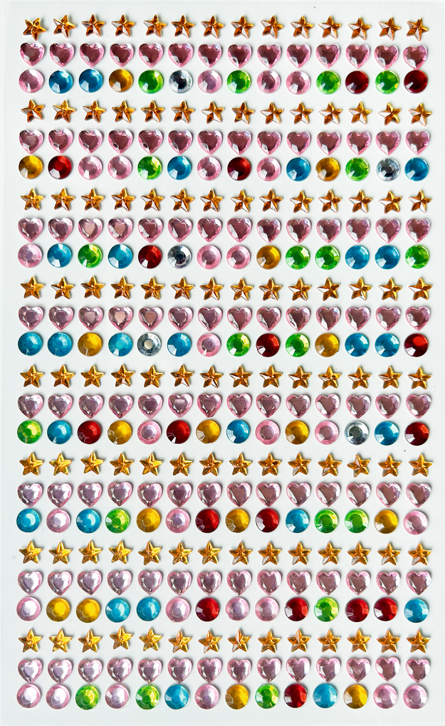 Weitere Ansicht: Malblock mit Glitzersteinchen: Mandalas