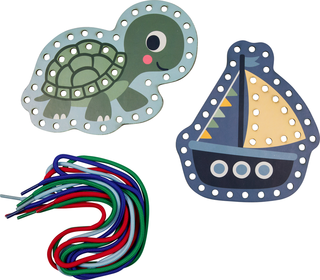 Weitere Ansicht: Mein kleines Bastelset: Fädel-Karten