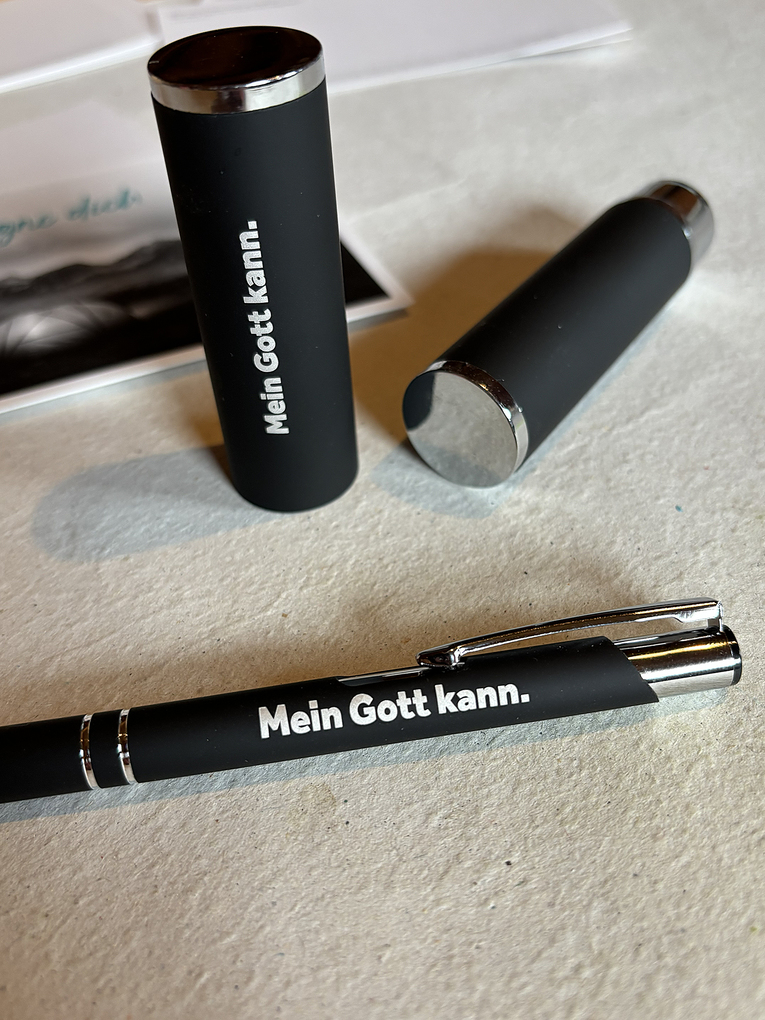 Weitere Ansicht: Mein Gott kann. - Kugelschreiber im Etui