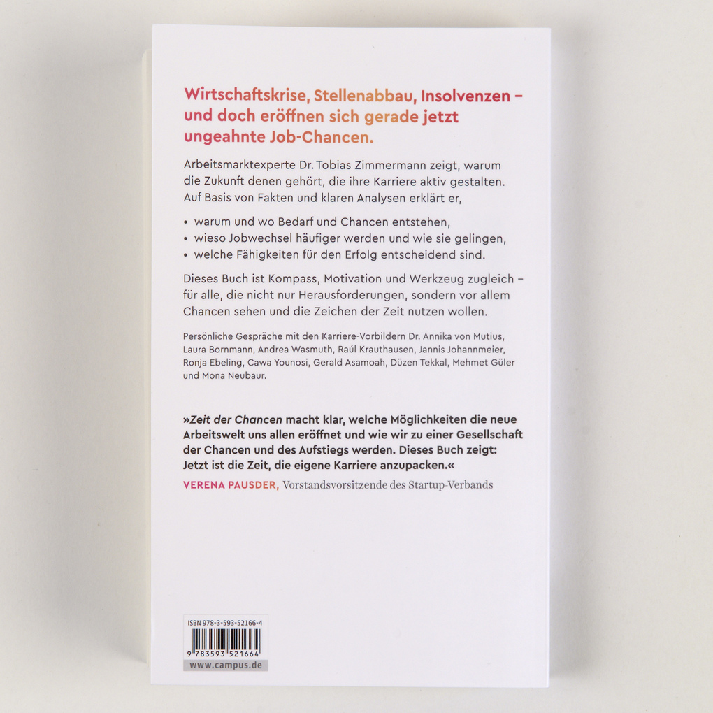 Weitere Ansicht: Zeit der Chancen | Tobias Zimmermann