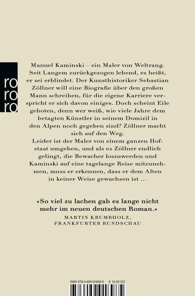 Weitere Ansicht: Ich und Kaminski | Daniel Kehlmann