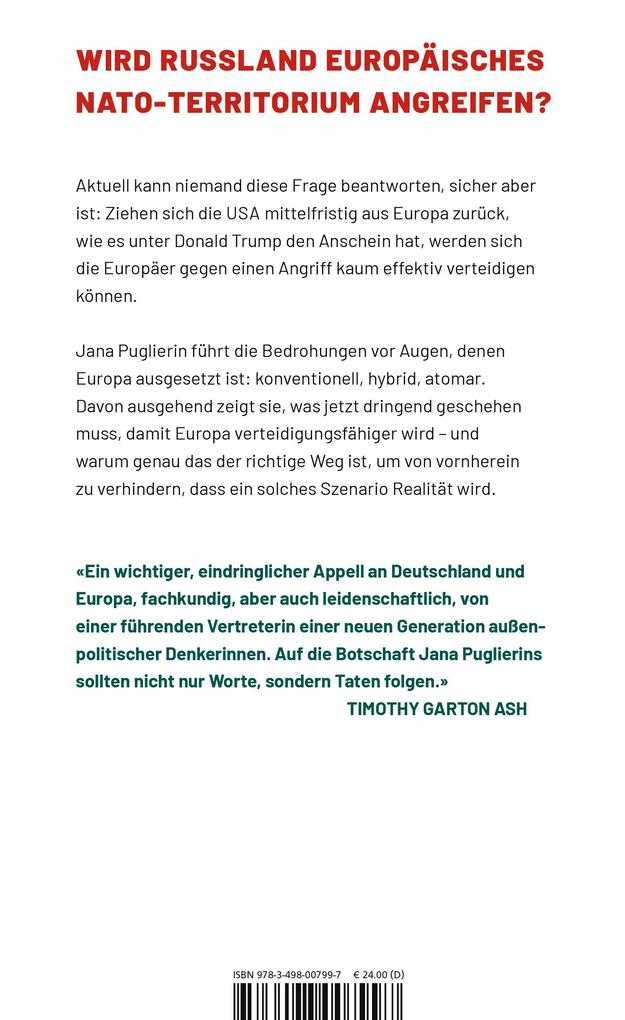 Weitere Ansicht: Wer verteidigt Europa? | Jana Puglierin