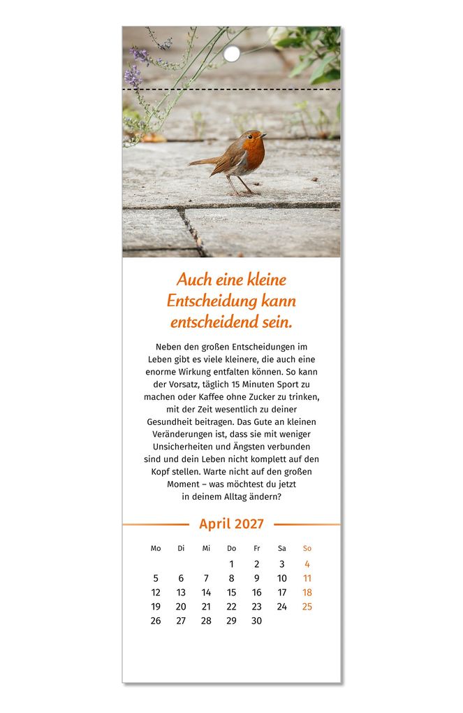 Weitere Ansicht: Der Lebensfreude-Lesezeichenkalender 2027 | Doris Wolf, Rolf Merkle, Maja Günther